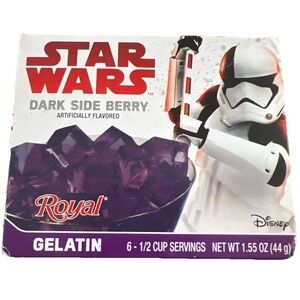 Star Wars Dark Side Berry Gelatin Royal Disney Purple Jello EXP 10/2019 Rare